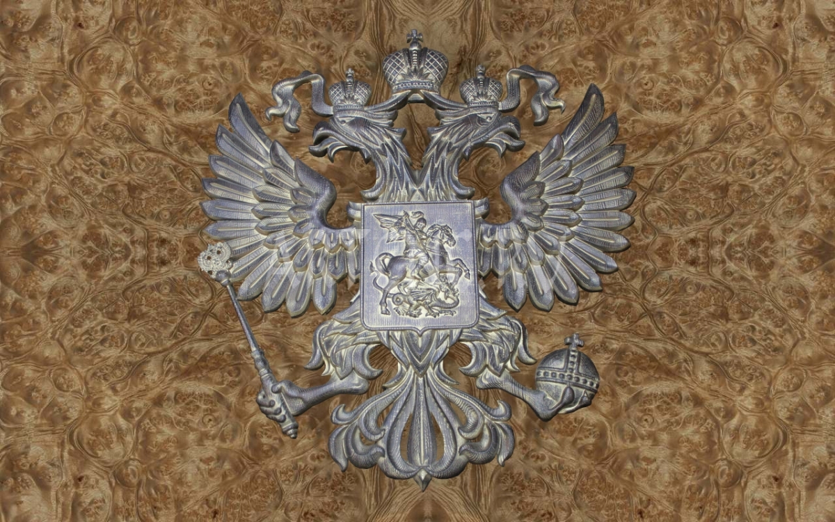 Деревянный резной герб  - artcnc.ru