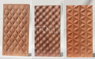 Объемные панели из ореха и вишни - artcnc.ru